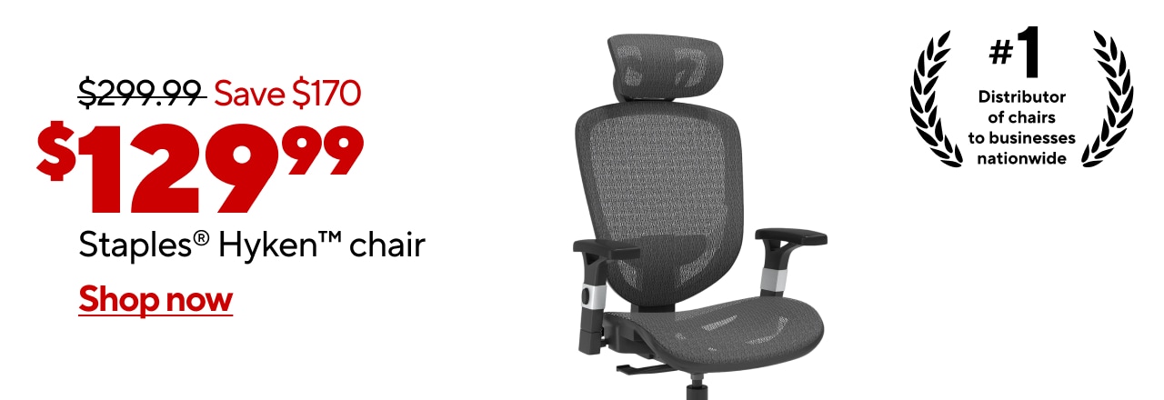 Staples Hyperflex Chair 40% OFF & all about celebrating - Staples
