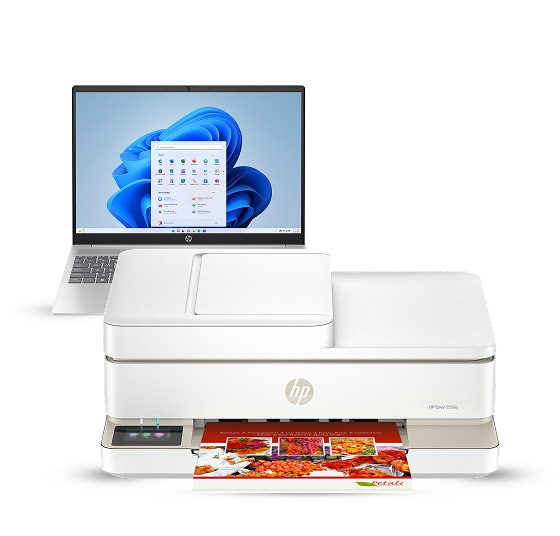 100% back in points on HP Envy 6558e printer with any HP PC in the same transaction.