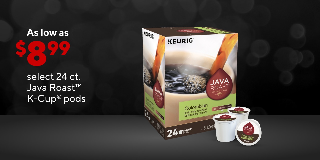 Select Java Roast Kcups as low as $8.99!