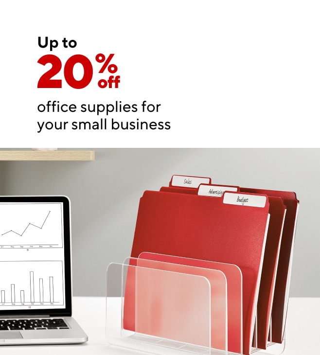 Office Supplies for your Small Business up to 20% off