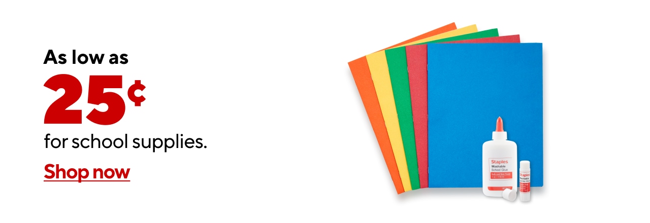 Back to School Savings All Month Long! Shop Supplies Starting @ $0.25