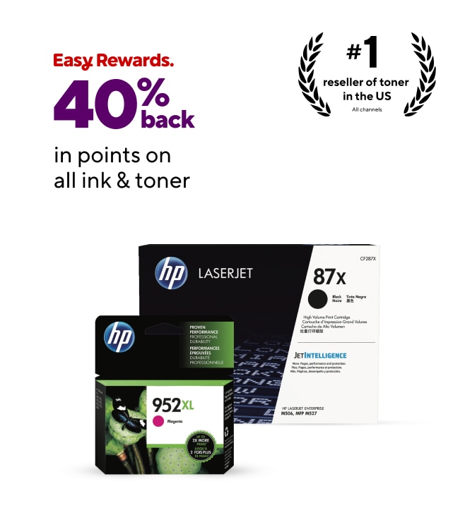 (Platin40% Back in Points on all ink and toner.