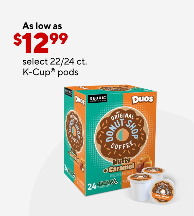 Select 22/24ct K-Cups as low as $12.99