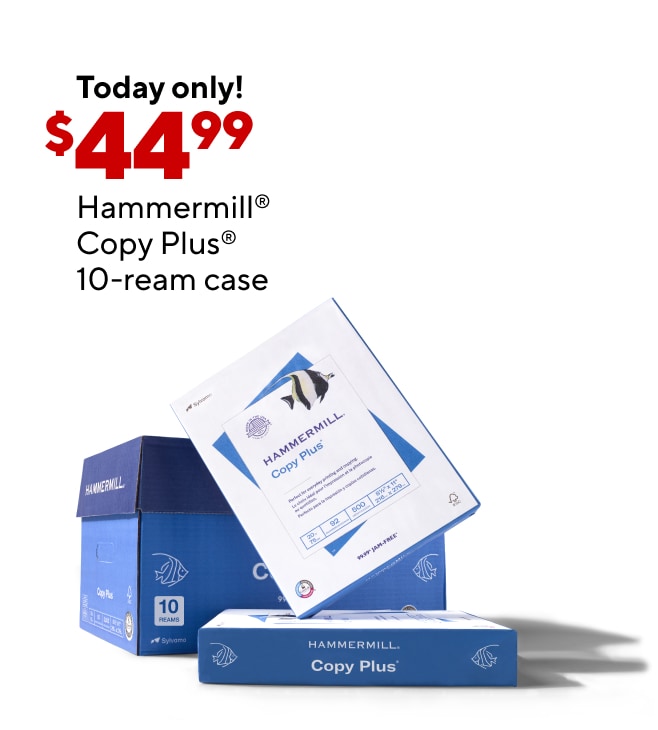 Only $44.99 for Hammermill Copy Plus Copy Paper 8 1/2