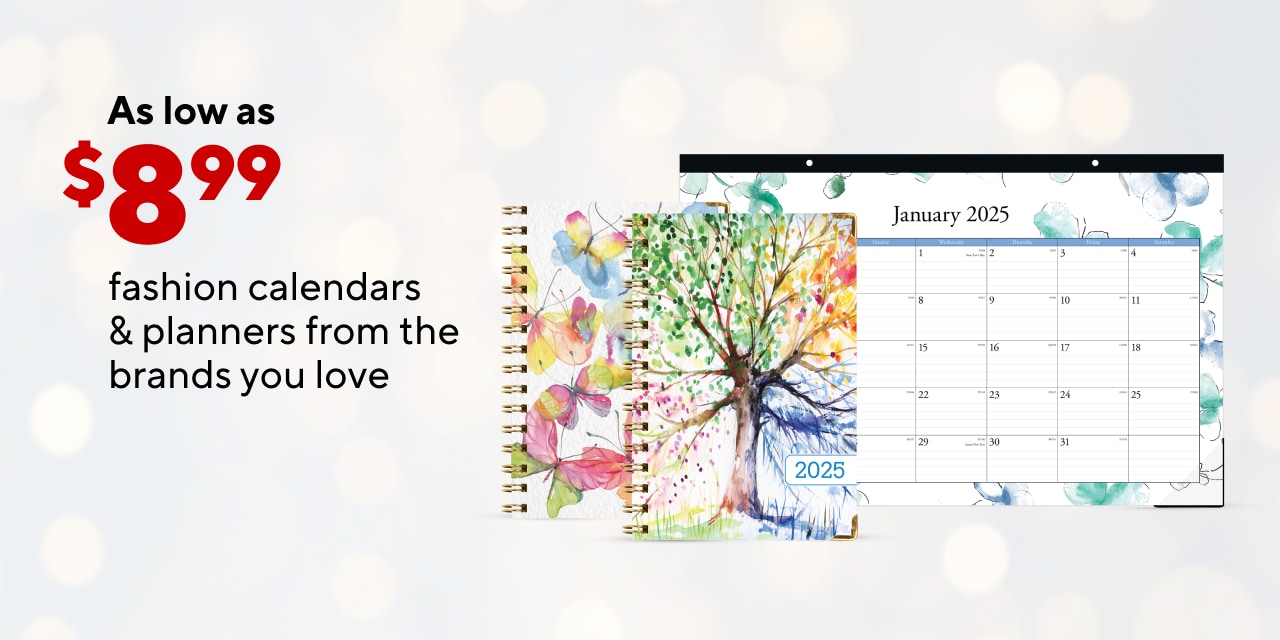 Calendars and planners from all the brands you love starting at $8.99