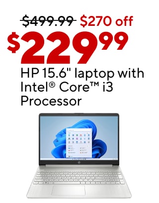 $229.99 HP 15.6