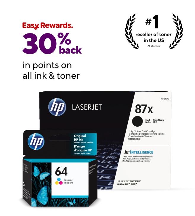 30% Back in Points on All ink and toner