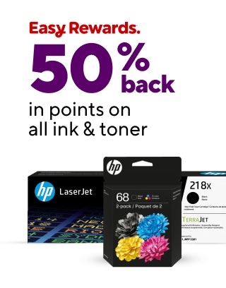 As low as $9.99 select K-Cup® pods, 22–24/pk$34.99 Hammermill® Copy Plus® paper, 10-ream case50% BACK in points on all ink and toner$329.99 HP 17.3