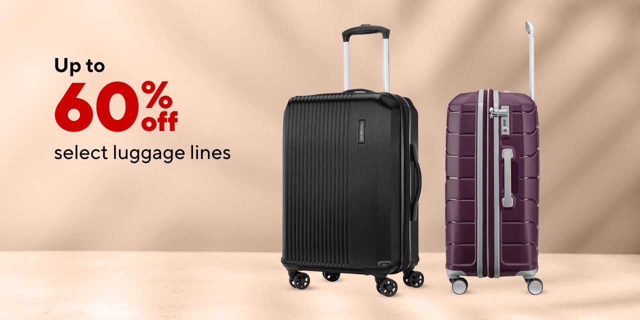 All set to Jet: Select Luggage Lines up to 60% off