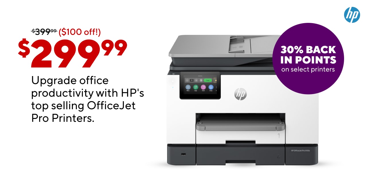 Upgrade office productivity with HP's top selling OfficeJet Pro Printers. Starting at $299.99