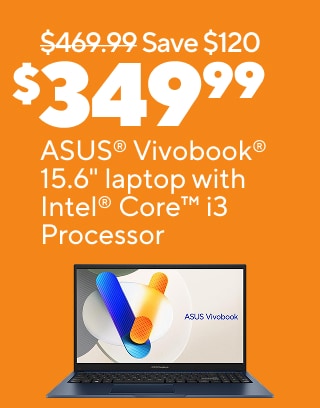 Up to 50% off writing supplies$119.99 Staples™ Hyken chair$21.99 select K-Cup® pods, 44-48/pk$349.99 ASUS® Vivobook® 15.6