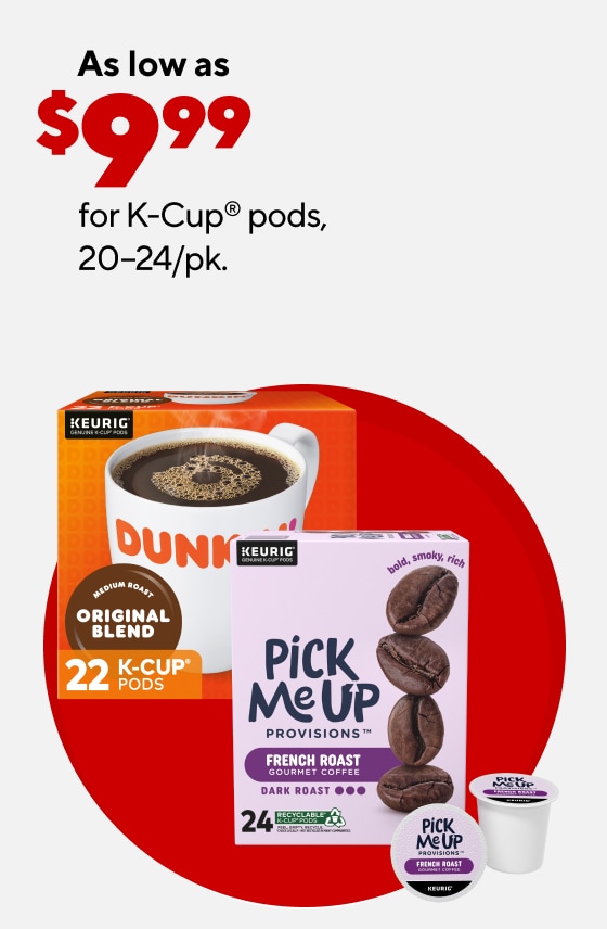 Celebrate National Coffee Day with 22/24ct. K-Cups as low as $9.99