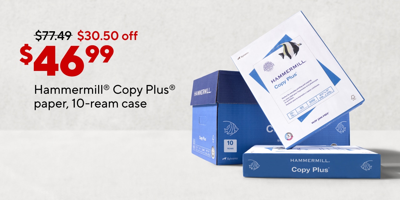 Only $46.99 for Hammermill Copy Plus Copy Paper 8 1/2