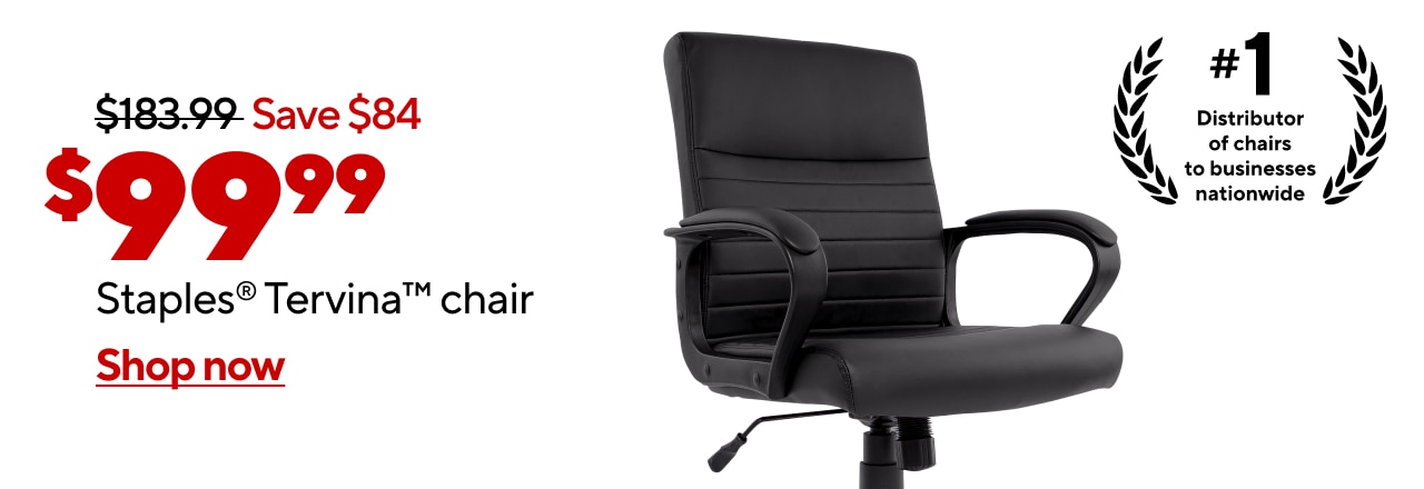 $99.99 Staples® Tervina™ chair