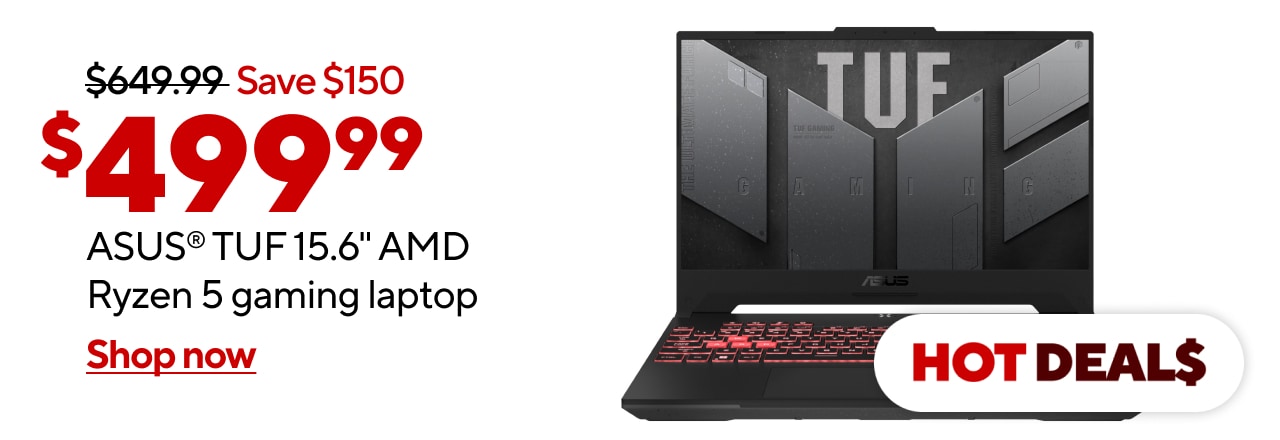 $499.99 for ASUS® VivoBook® 15.6" laptop with Intel® Core™ 5 Processor, 16GB RAM, 512GB SSD storage