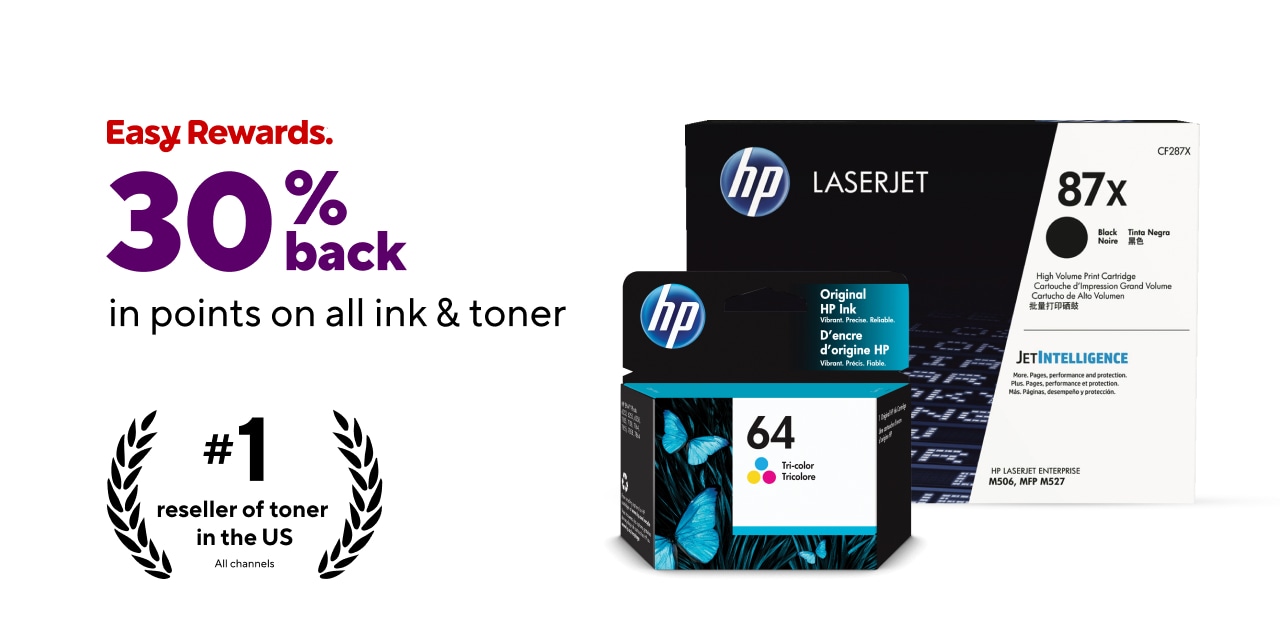 30% Back in Points on All ink and toner