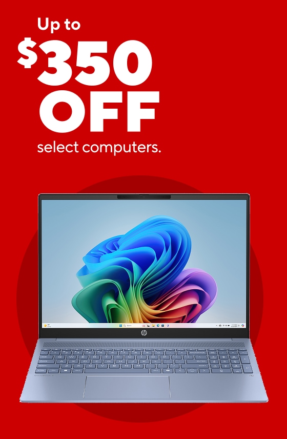 Up to $350 off select computers. $279 Apple® iPad® 11" model, 128GB, blue (Gen. 11) $209.99 HP OfficeJet Pro 9125e all-in-one wireless color inkjet printer $209 Apple Watch® SE model, 44 mm, silver $4.99 JLAB® JBuds2 signature wired earbuds
