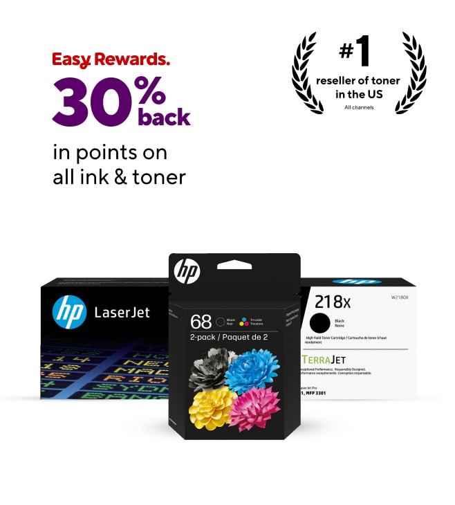 30% Back in Points on ALL Ink & Toner