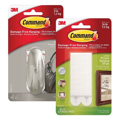 100% back in points on all Command™ products.