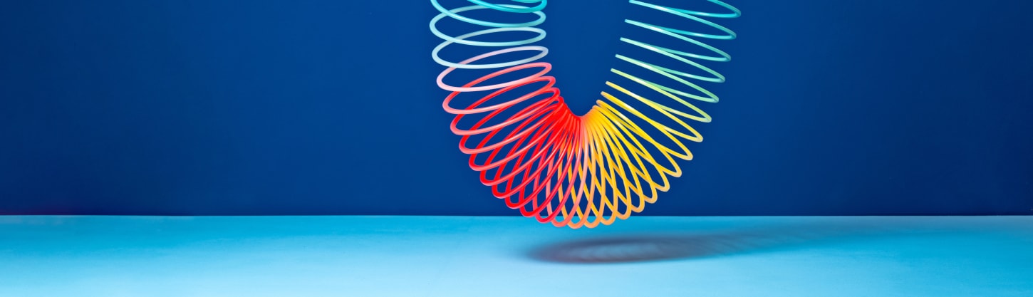 slinky representing flexibility in workplace