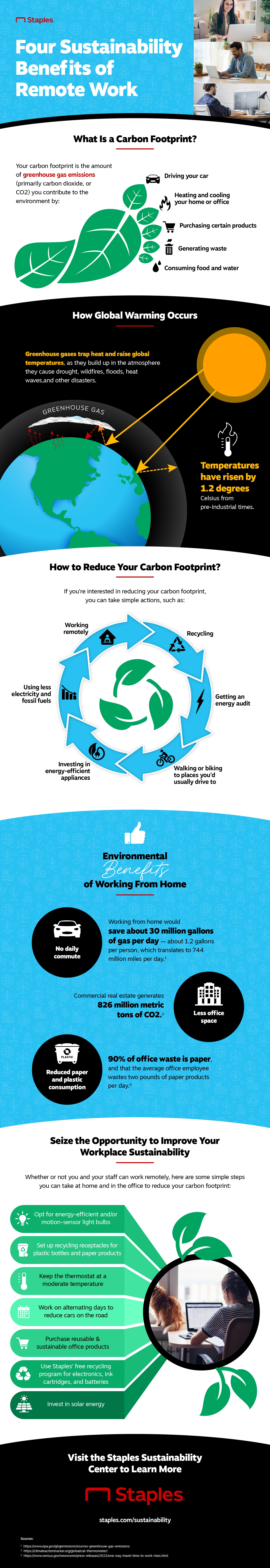 work from home sustainability