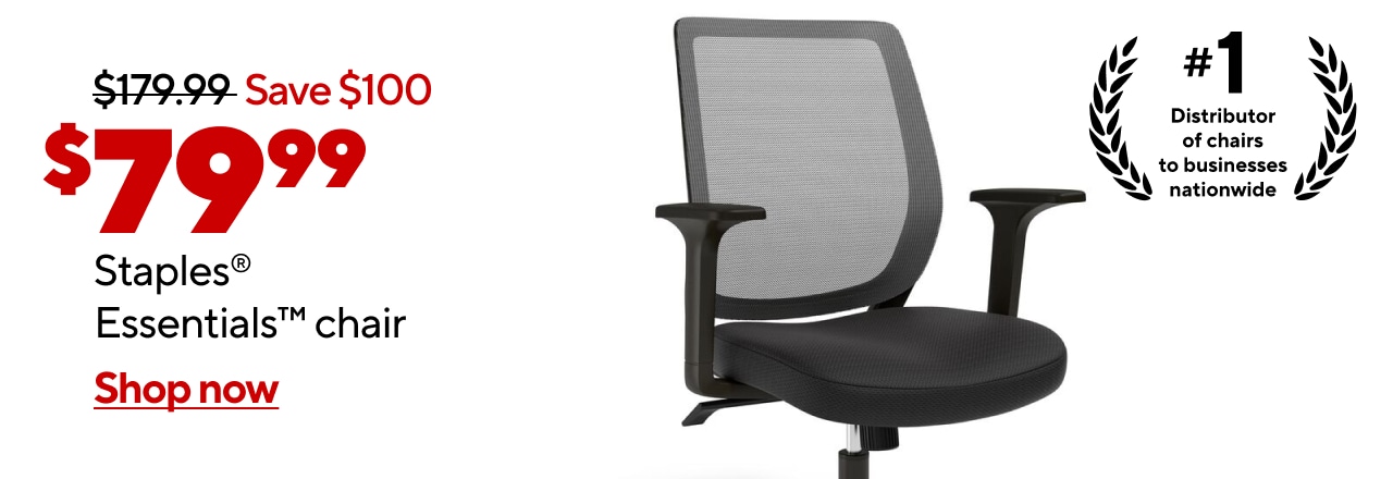 $79.99 Staples® Essentials chair