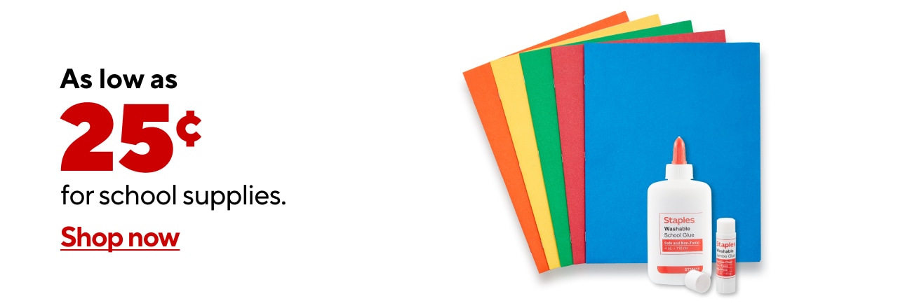 Back to School Savings All Month Long! Shop Supplies Starting @ $0.25