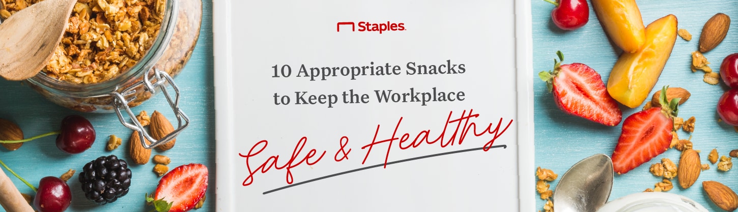 The 2020 Guide to Healthy Snacks For Work - 10 Great Choices