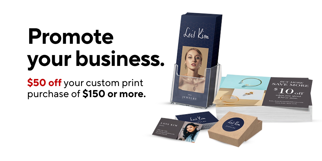 $50 off your print order of $150 or more.