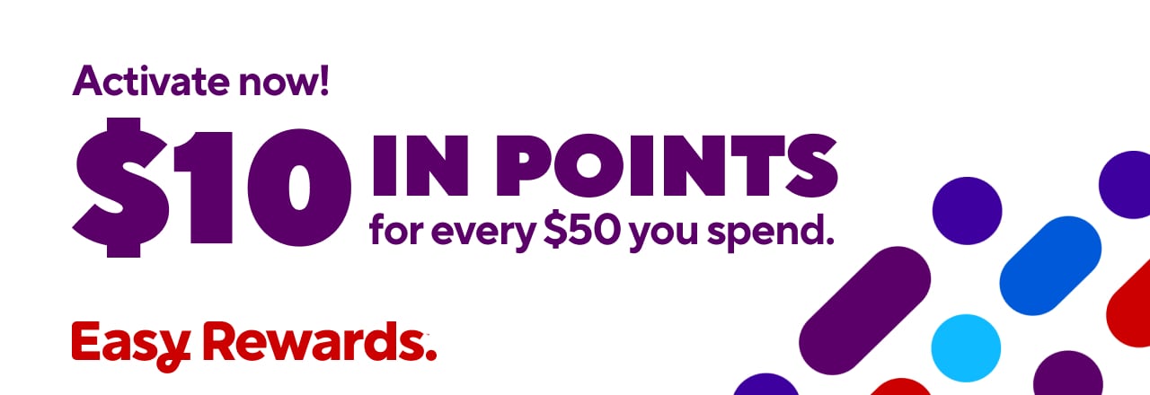 $10 in points for every $50 you spend. 