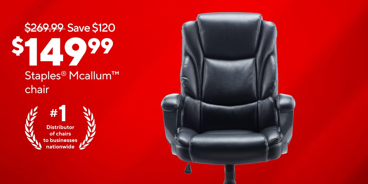 $149.99 Staples® Mcallum™ chair