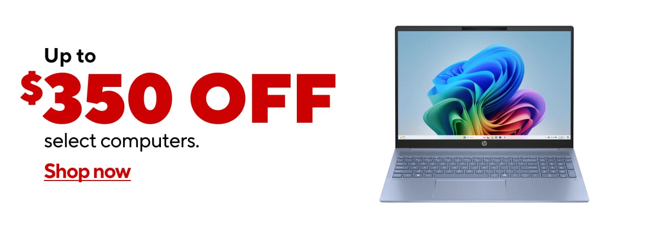 Save up to $350 on select Laptops