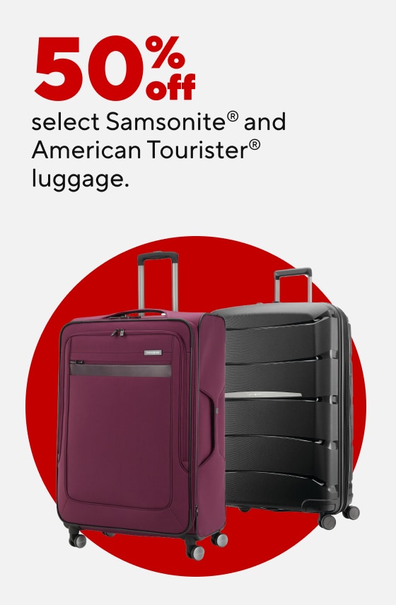 50% off select Samsonite® & American Tourister® luggage. As low as $49.99 select kids luggage. $189 Apple® AirPods Pro® wireless earbuds with USB-C charging case (Gen. 2) $24 Apple® AirTag® tracker $24.99 Staples® TECH 65W GaN wall charger with USB-C cable