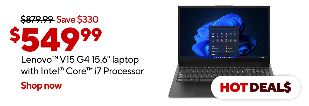 $549.99 Lenovo™ Legion 15.6" laptop with Intel® Core™ i7