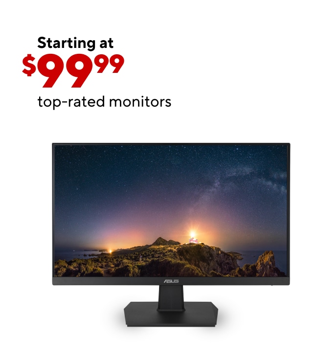 Top Rated Monitors, Starting at $99.99!