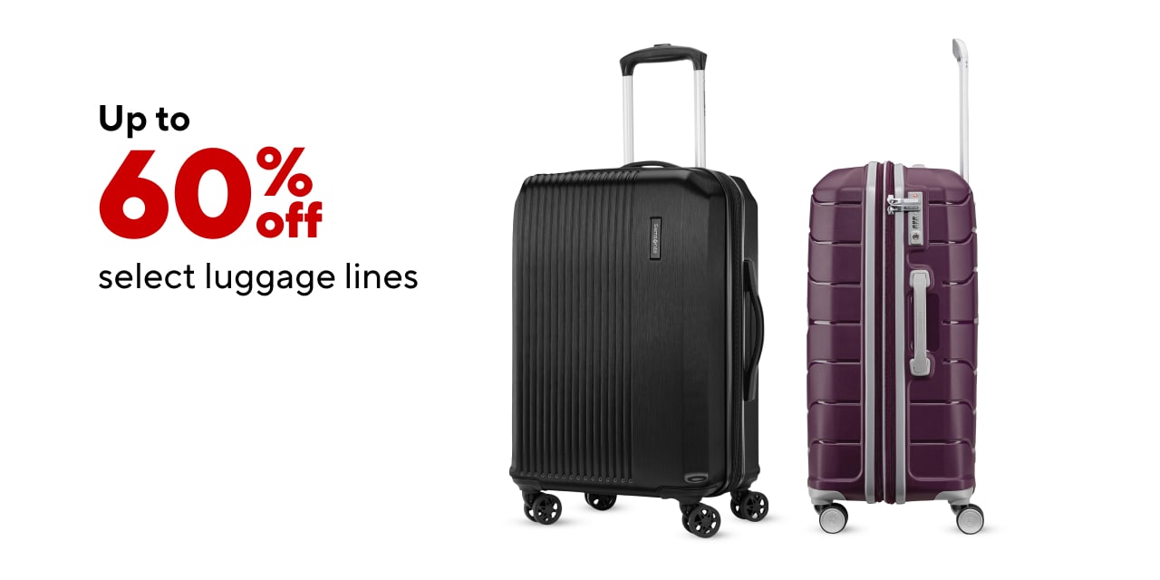 All set to Jet: Select Luggage Lines up to 60% off