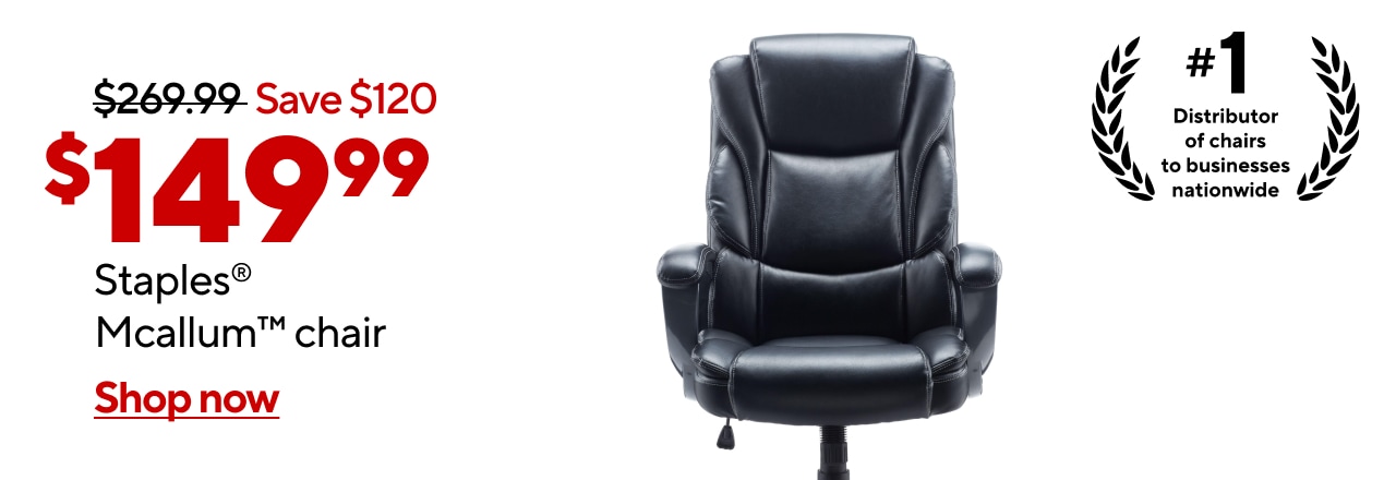 $149.99 Staples® Mcallum™ chair