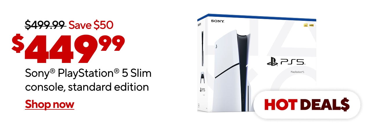 $449.99 Sony® PlayStation® 5 Slim console, standard edition