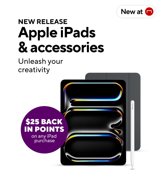 New Ipads in-stock now. Plus earn 5,000 points