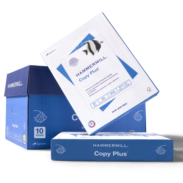 Only $46.99 for Hammermill Copy Plus Copy Paper 8 1/2" x 11", White, 10-Ream Case.