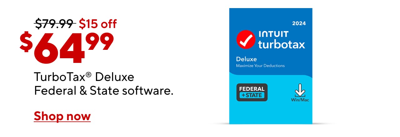 $64.99 Turbotax Deluxe