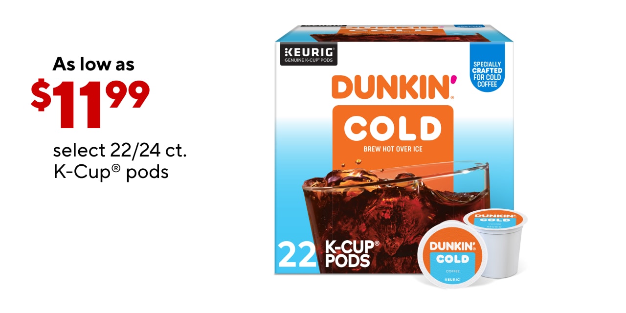 Select 22/24 CT K-Cups as low as $11.99