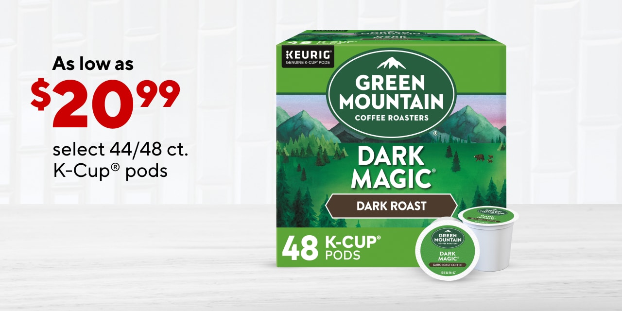 Select 44/48 CT K-Cups as low as $20.99