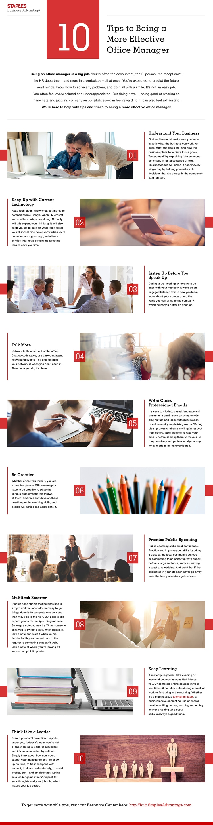 10 Tips to Being a More Effective Office Manager