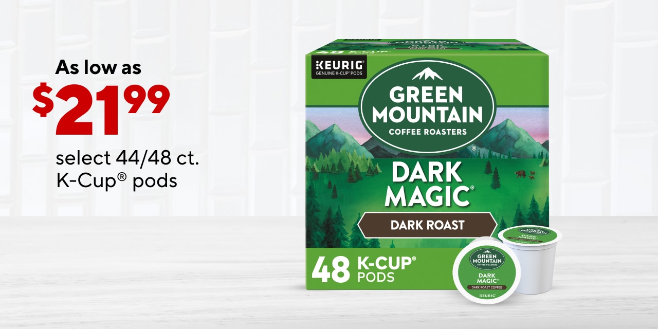 Select 44/48 CT K-Cups as low as $21.99