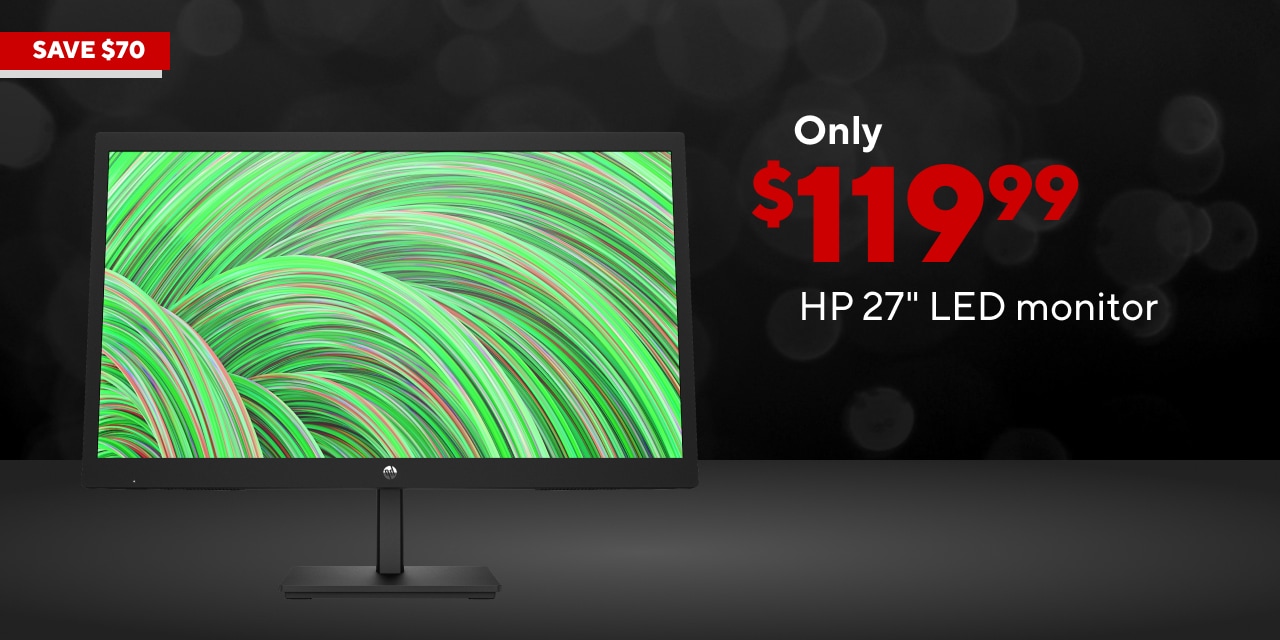 Only $119.99 for HP 27