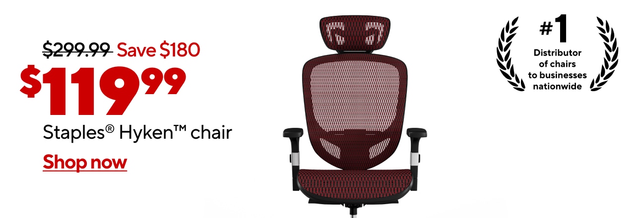Stay Cool with Mesh Chairs $119.99 Hyken (all colors)