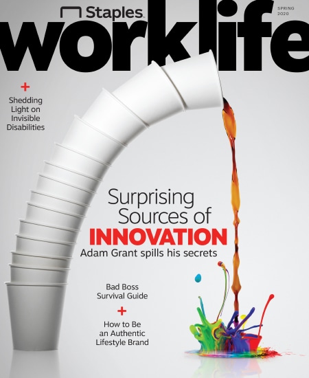 The Latest Issue of Staples Worklife.