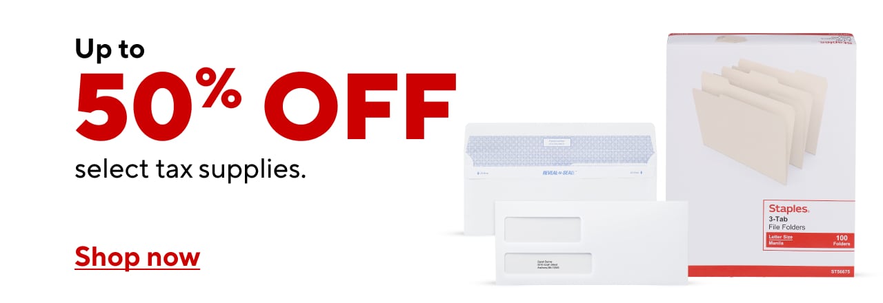 Everything you need to file your Taxes like a Pro. Up to 50% off Supplies