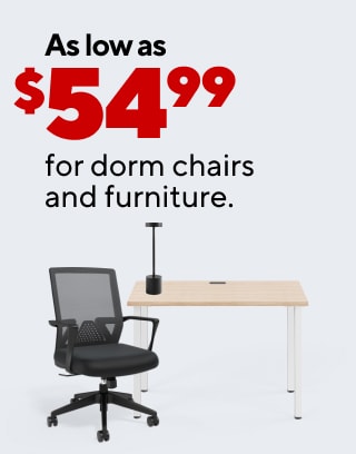 Ready, Set, Move In: Shop Back to College Move in Essentials up to 40% off As low as $88.69 for dorm appliances. As low as $54.99 for dorm chairs and furniture. 60% off select Samsonite® and American Tourister® luggage. $649.99 HP OmniBook 7 Flip 16" 2-in-1 Copilot+ laptop with Intel® Core™ Ultra 5 Processor